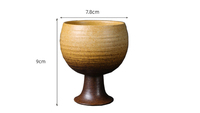 Tasse à café latte ronde en porcelaine de 170 ml (5 oz) au design créatif et durable pour les cafés, compatible lave-vaisselle et micro-ondes