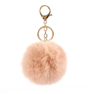 8/10cm <span class=keywords><strong>Pompon</strong></span> Porte-clés Femme Boule <span class=keywords><strong>de</strong></span> <span class=keywords><strong>Laine</strong></span> Colorée Autodéfense Porte-clés Accessoires - Product Image 2