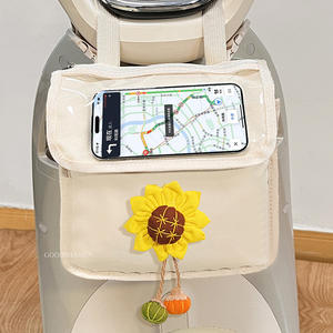 Cute Cartoon Design Waterproof Front Handlebar Bag <b>for</b> Bike Electric <b>Bicycle</b> Large Capacity Universal <b>Storage</b> Bags - Product Image 6