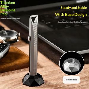 Stylo en titane PioneerEDC, stylo de luxe durable, stylos à bille, stylos EDC en verre de 5,8 pouces, stylo tactique pour l'extérieur, outil EDC - Product Image 5