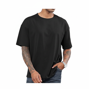 Camisetas Extra Grandes de Moda para Hombre, Camiseta Deportiva de Manga Corta, Ajuste Ligero, Cuello Redondo - Product Image 1