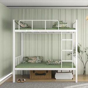 Personnalisé <span class=keywords><strong>Funky</strong></span> Dortoir Hôtel Maison Enfants Double Simple École Lit Superposé En Métal Avec Casier Bureau - Product Image 1