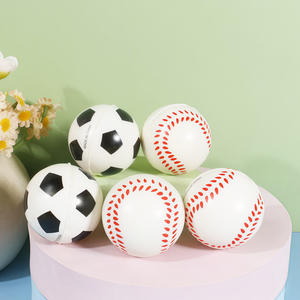 Onr 22cm Children's Toy <b>Ball</b> Fun Elastic TPE Silicone Foam Sponge Small Football <b>Baseball</b> Sports Interactive <b>Ball</b> - Product Image 1