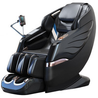 Superventas C90 Home 4D Silla de masaje de lujo con calor Cuerpo completo Sl Track Shiatsu Sillón Asiento de masaje portátil