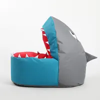 เก้าอี้บีนแบ็กโซฟารูปตัวการ์ตูนสัตว์ฉลาม,เก้าอี้สำหรับเด็กผู้ชายดีไซน์ใหม่ปี2021
