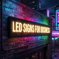 Logos commerciaux pour entreprises, lettres lumineuses 3D, logo d'entreprise, signalétique extérieure pour devanture de magasin, lettres LED rétroéclairées