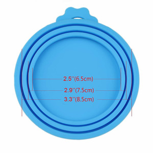 Food Grade Universal Size Pet Food Can Covers Silicone Can Lids <b>Caps</b> for <b>Dog</b> Cat Wet Food - Product Image 3