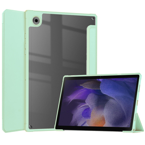 Funda abatible para teclado de tableta, fundas para PC para niños, fundas para tableta <span class=keywords><strong>Android</strong></span> para <span class=keywords><strong>Samsung</strong></span> <span class=keywords><strong>Galaxy</strong></span> <span class=keywords><strong>Tab</strong></span> <span class=keywords><strong>A8</strong></span> 10,5 2021, funda X205 X200 - Product Image 1
