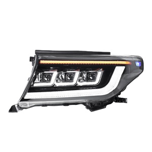 ชุดไฟหน้าสำหรับ LC200 ปี 07-15 แบบดัดแปลง ไฟ LED Daytime Running Light 12V 50W ไฟหน้า LED 12v สำหรับ Land Cruiser ปี 07-15 - Product Image 4