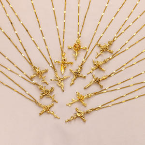 สร้อยคอจี้รูปดอกไม้เดือนธันวาคมแบบสามมิติ ชุบทองบนสแตนเลส พร้อมสายสร้อยไม้ไผ่ สำหรับทุกเพศ เหมาะสำหรับเทศกาลต่างๆ ลดราคาพิเศษ - Product Image 2