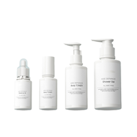 Vente en gros 100ml 150ml 250ml Nettoyant pour soins de la peau Bouteille pour soins de la peau Cosmétiques Ensemble de bouteilles à pompe en mousse plastique de couleur ronde