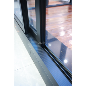 Pintu Geser Tanpa Bingkai Aluminium, Pintu Geser Dua Sisi Aluminium, Pintu Geser Tanpa Suara Interior, Aluminium Tanpa Bingkai