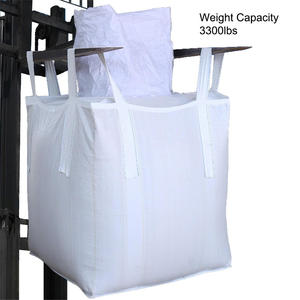 Sac Jumbo durable <span class=keywords><strong>de</strong></span> 1000 kg fabriqué <span class=keywords><strong>en</strong></span> Chine, sac <span class=keywords><strong>en</strong></span> vrac <span class=keywords><strong>de</strong></span> 1500 kg <span class=keywords><strong>en</strong></span> PP, sac tissé laminé, sac FIBC pour usages multiples - Product Image 1
