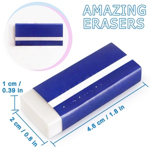Gomme à effacer en caoutchouc blanc souple promotionnelle NOVISON 42*18*11mm, fournitures scolaires pour étudiants et enfants, classique et durable - Product Image 3
