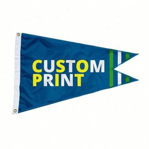 Custom Design Competitive Advantage Nice Price 30x45cm Polyester Double Sided Advertising Custom <b>Small</b> Burgee Flags for Boats - Product Image 4