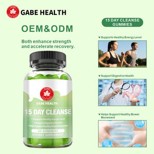Compléments Nutritionnels Détox Gommes Nettoyantes 15 Jours Marques Blanches pour Moindre Gonflement, Ventre Plat avec Probiotiques Élimine les Toxines - Product Image 3