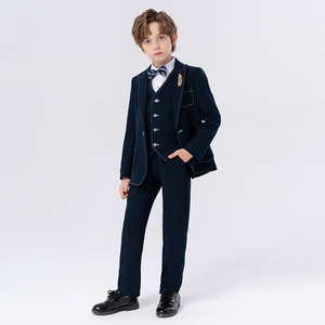 2025 nouveau <span class=keywords><strong>costume</strong></span> britannique Gentleman garçons <span class=keywords><strong>mariage</strong></span> fête d'anniversaire robe <span class=keywords><strong>Costume</strong></span> Performance ensemble - Product Image 2