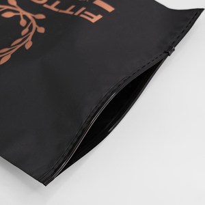 Luxury Custom Rose Gold Logo Print Black <b>Zip</b> Lock <b>Bag</b> Waterproof Beach Outfit Swim Trunks Packaging Zipper <b>Bags</b> for Travel - Product Image 6