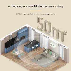 New 0.5L Aromatherapy Spray Wall-mounted Desktop Dual-purpose Bathroom Living Room Hotel Quiet Incense Machine Built-in Battery - Product Image 4
