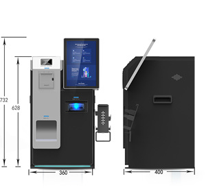 Máy ATM phát và thu tiền mặt và tiền xu, máy phát tiền mặt và tiền xu tự phục vụ, máy tái chế tiền mặt và tiền xu, máy ATM tự phục vụ - Product Image 6
