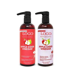 Marque privée personnalisée, ensemble shampoing et après-shampooing au vinaigre de cidre de pomme biologique
