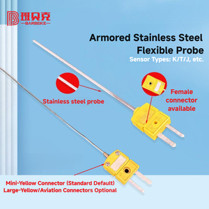 Độ chính xác cao thép không gỉ phản ứng nhanh probe cảm biến cặp nhiệt điện k-loại t/J/E OEM tùy chỉnh Nhà Máy Giá ODM hỗ trợ - Product Image 4