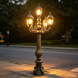 Lampes de jardin personnalisées de style européen, éclairage LED électrique de grande taille pour aménagement paysager, éclairage extérieur commercial et résidentiel - Product Image 1