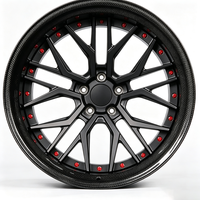 Jantes forgées sur mesure, jantes en deux parties, 17, 18, 20, 22, 21, 24 pouces, 5x120, 5x114.3 pour voiture de tourisme, jantes en fibre de carbone