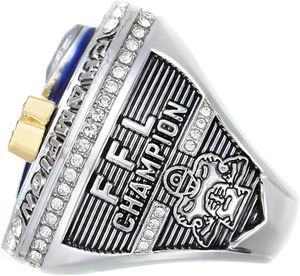 Il premio alla moda in lega Premium anello del campionato di <span class=keywords><strong>fantacalcio</strong></span> 2025 per i campioni della lega di scatole viene fornito con una scatola da esposizione - Product Image 3