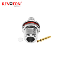 Conector Coaxial RF de 50 ohmios con Conector Hembra Tipo N a Prueba de Agua para Cable Coaxial RG401 250
