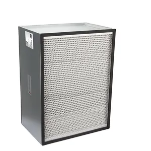 Fabrieksprijs Hepa Filter H14 Ultrafijne Glasvezel Aluminium Box Filter Voor Elektronische Industrie/Ziekenhuis