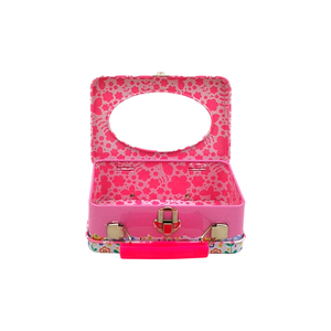 Caja de lata con cerradura y ventana; Caja de lata de embalaje de dulces con asa; Caja de lata rectangular personalizada - Product Image 2