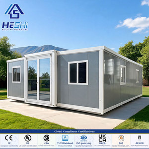 Oferta Especial: Casa Contenedor Prefabricada Expandible de 20 y 40 Pies, con 1, 2, 3, 4 o 5 Dormitorios, Casa Plegable Tipo Villa - Product Image 1