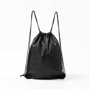 Polyester String <b>Backpack</b> Drawstring Organic Custom Terylene Bag Canvas Drawstring <b>Backpack</b> for Sports - Product Image 1
