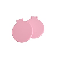 Cermin Rias Lipat Mini Best Seller Bingkai Plastik Praktis Satu Sisi Hadiah Kecil Cermin Logo Dapat Disesuaikan