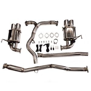 Edelstahl-Axle-Back-Schalldämpfer für <span class=keywords><strong>Subaru</strong></span> <span class=keywords><strong>WRX</strong></span> & STi 15-21 mit Ventil und Steuerung, Doppelwand-Auspuffendrohr - Product Image 1