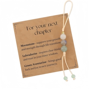 Breloques et pendentifs pour téléphone portable et porte-clés, motif œil protecteur, en cristaux naturels de guérison, avec cordon de suspension - Product Image 4