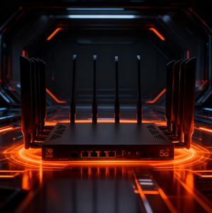 เราเตอร์ 5G กำลังสูงสำหรับใช้งานกลางแจ้ง พร้อมพอร์ต SFP ตัวเครื่องโลหะทนทานต่อสภาพอากาศ ใช้งานได้ตลอดปี - Product Image 1