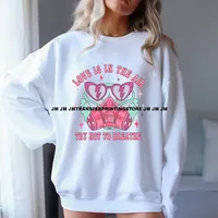 Pegatinas Termoadhesivas DTF con Purpurina Sintética, Lentejuelas Brillantes, Corazones de Conversación XOXO Howdy, Versículos Bíblicos de Amor, para Ropa