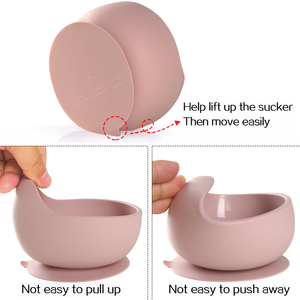 Juego de Vajilla de Silicona de Grado Alimenticio TONGTU, Libre de BPA, Babero de Dibujos Animados, Tazón y <span class=keywords><strong>Cuchara</strong></span> con Logotipo Personalizado <span class=keywords><strong>para</strong></span> la Alimentación de Niños - Product Image 3