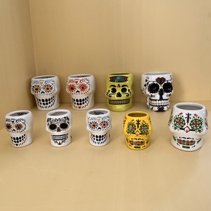 बड़े 3 डी मजाकिया सिरेमिक खोपड़ी मग कस्टम आकार नवीनता रचनात्मक बीयर या कॉफी कप के लिए - Product Image 6