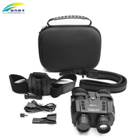 Lunette de vision nocturne professionnelle ultra-claire infrarouge montée sur casque, zoom numérique 4x, résolution 640x512, 1080P