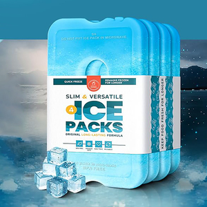 Factory Wholesale Reusable <strong>Freezer</strong> Slim Ice Pack Cooler Ice Brick for Lunch Box Fresh Food Storage HDPE <strong>Freezer</strong> Ice <strong>Block</strong> - Product Image 6
