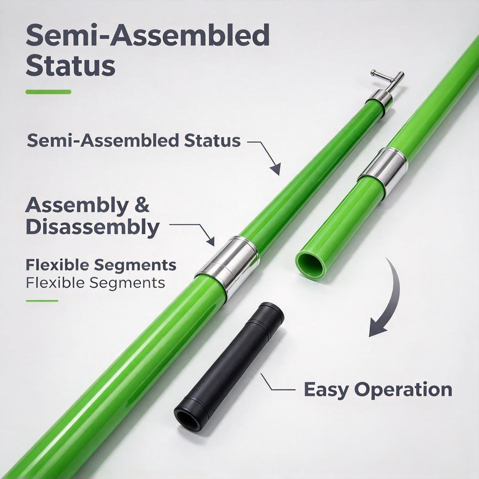 Langshuo Insulated Operating Stick Telescopic Fiberglass Rod for High ...