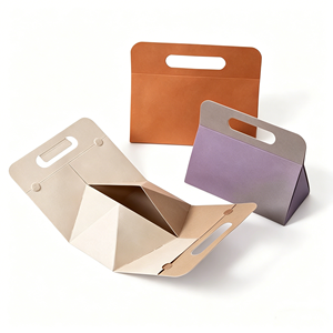 Wholesale Recyclable Tapered Triangular Foldable <b>Magnetic</b> Handheld <b>Gift</b> <b>Boxes</b> Eco‑friendly Thick Hard Cardboard - Product Image 4