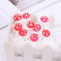 Ornamen jamur mini busa warna-warni, sempurna untuk pot lanskap mikro, dekorasi bonsai meriah, dan adegan lucu.