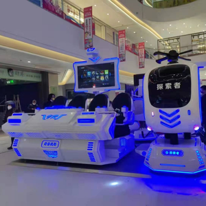 Le <span class=keywords><strong>cinéma</strong></span> populaire 4 de 9D VR pose l'équipement d'intérieur/extérieur de machine de simulateur centre de jeu fait le public d'aéroports en métal de fibre de verre - Product Image 4