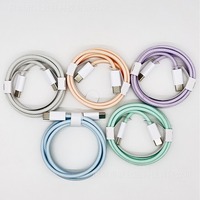 Câble de charge et de données rapide tressé de type C Câble de chargeur rapide USB C vers USB C PD
