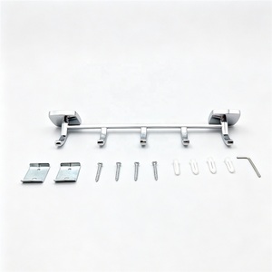 Chrome-plated Iron Wall Mounted Modern Style Row <b>Hook</b> for <b>Tools</b> - Product Image 3