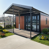 Tiny Modular Prefab Z-shaped Folding Two-in-one Container House Modern Design for Office Building & Villa Use MZ ECO Brand